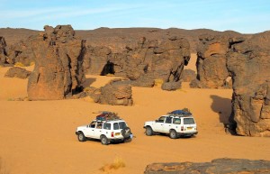 Auto nel deserto