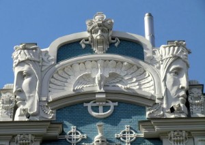 Riga, edificio liberty