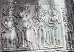 Cambogia, Angkor, danzatrici